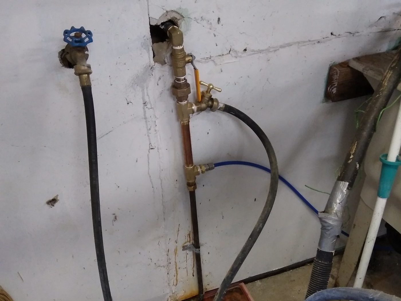 Found and repaired properly by Galezniak Plumbing, Winslow